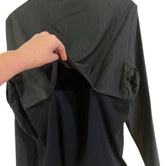 Nike Dri fit long sleeve full zip vented medium pockets black - Picture 4 of 7